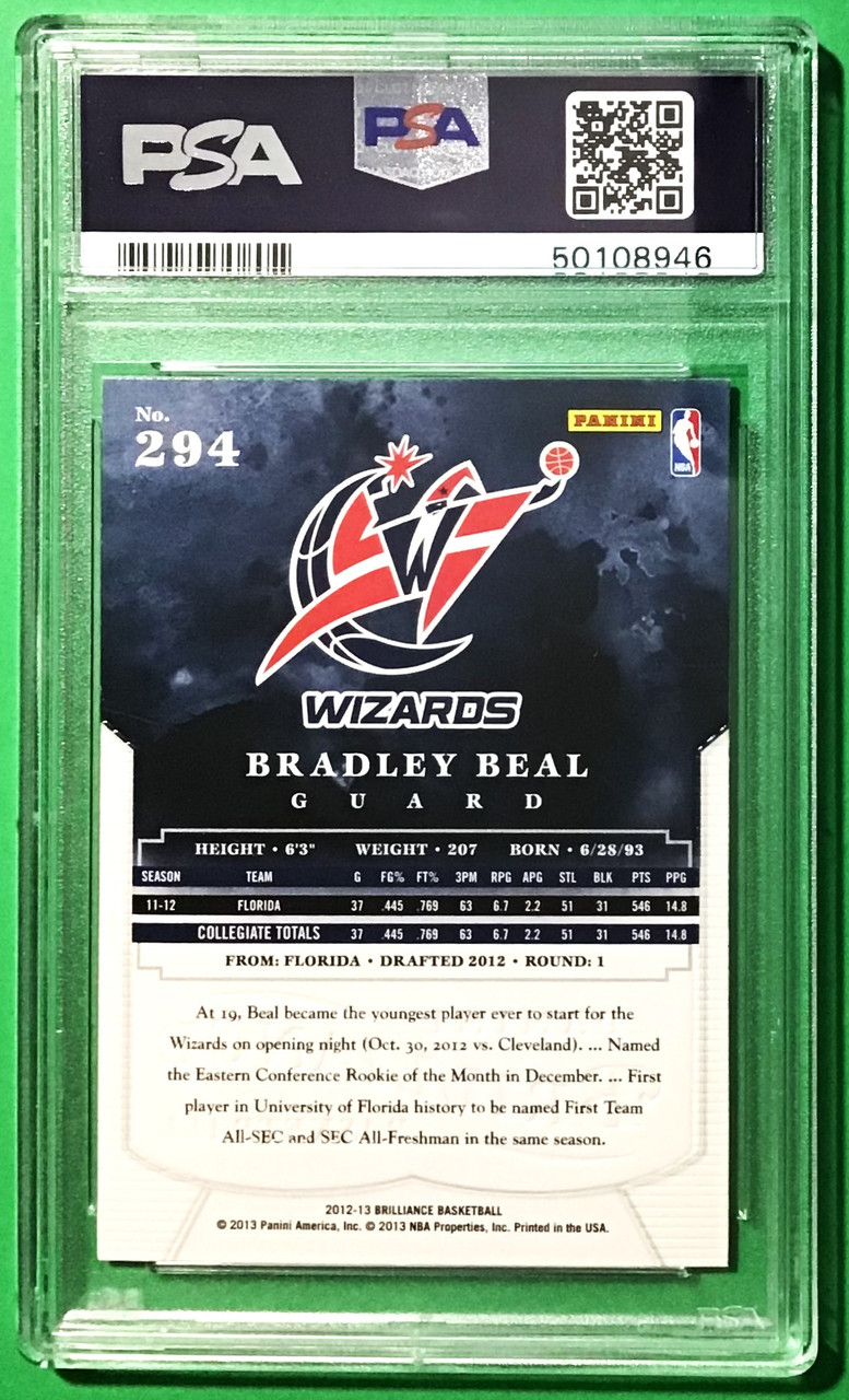 2012/13 Panini Brilliance #294 Bradley Beal Rookie/RC PSA 9