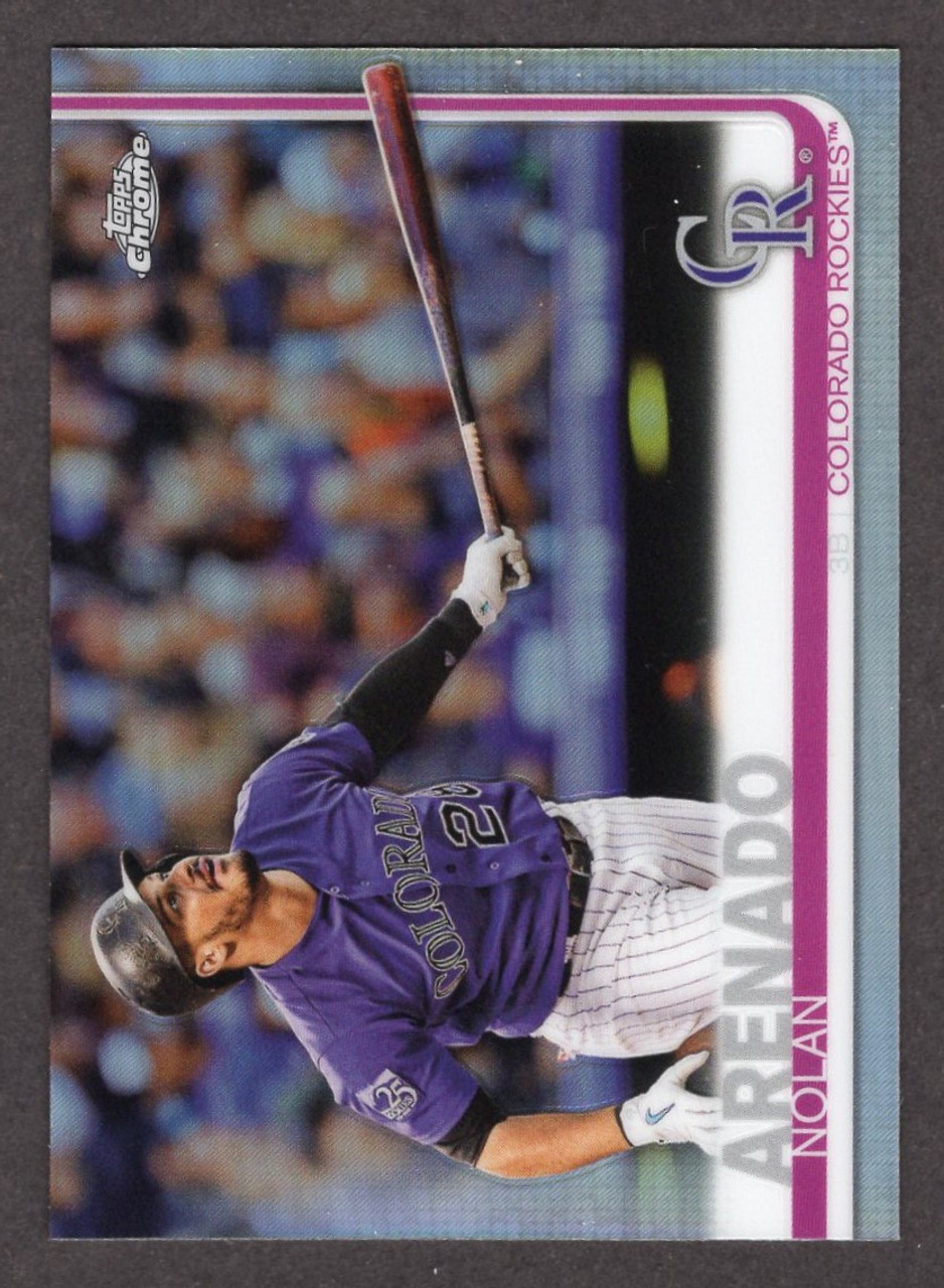 2019 Topps Chrome #124 Nolan Arenado Refractor