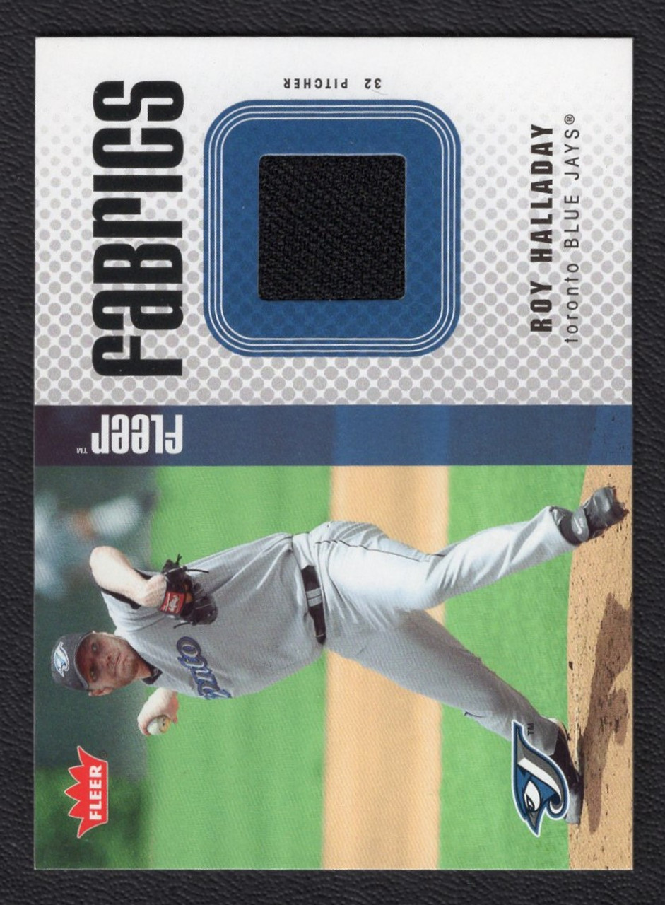 2006 Fleer #FF-RH Roy Halladay Fabrics Game Used Jersey Relic 