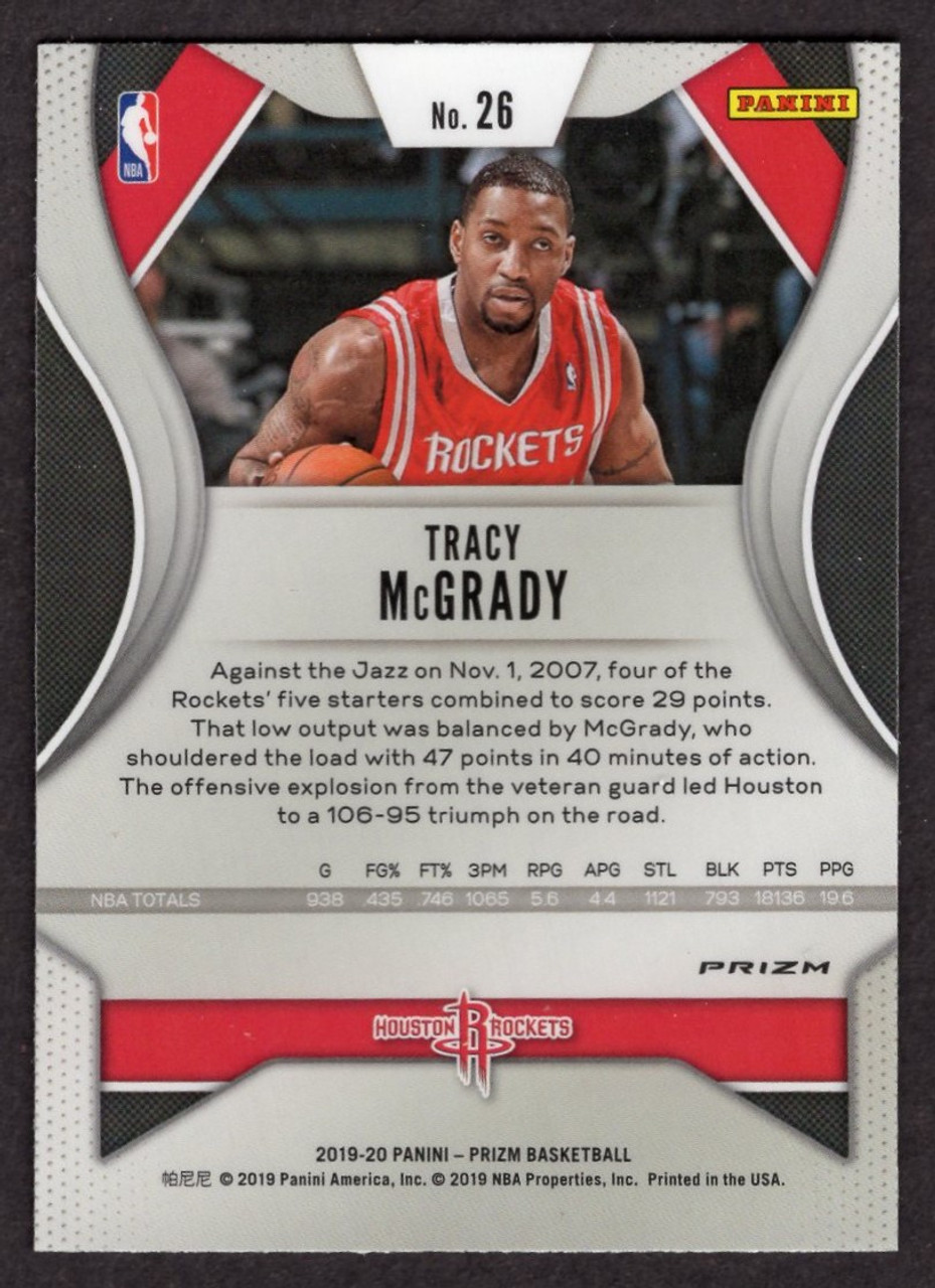 2019/20 Panini Prizm #26 Tracy McGrady Red White Blue Prizm - The Baseball  Card King