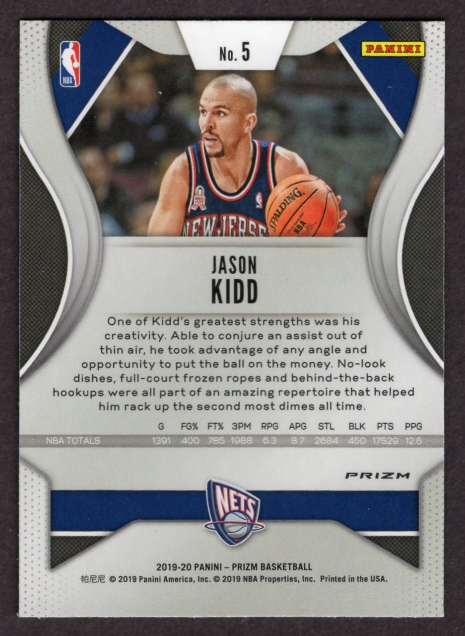 2019/20 Panini Prizm #5 Jason Kidd Red White Blue Prizm