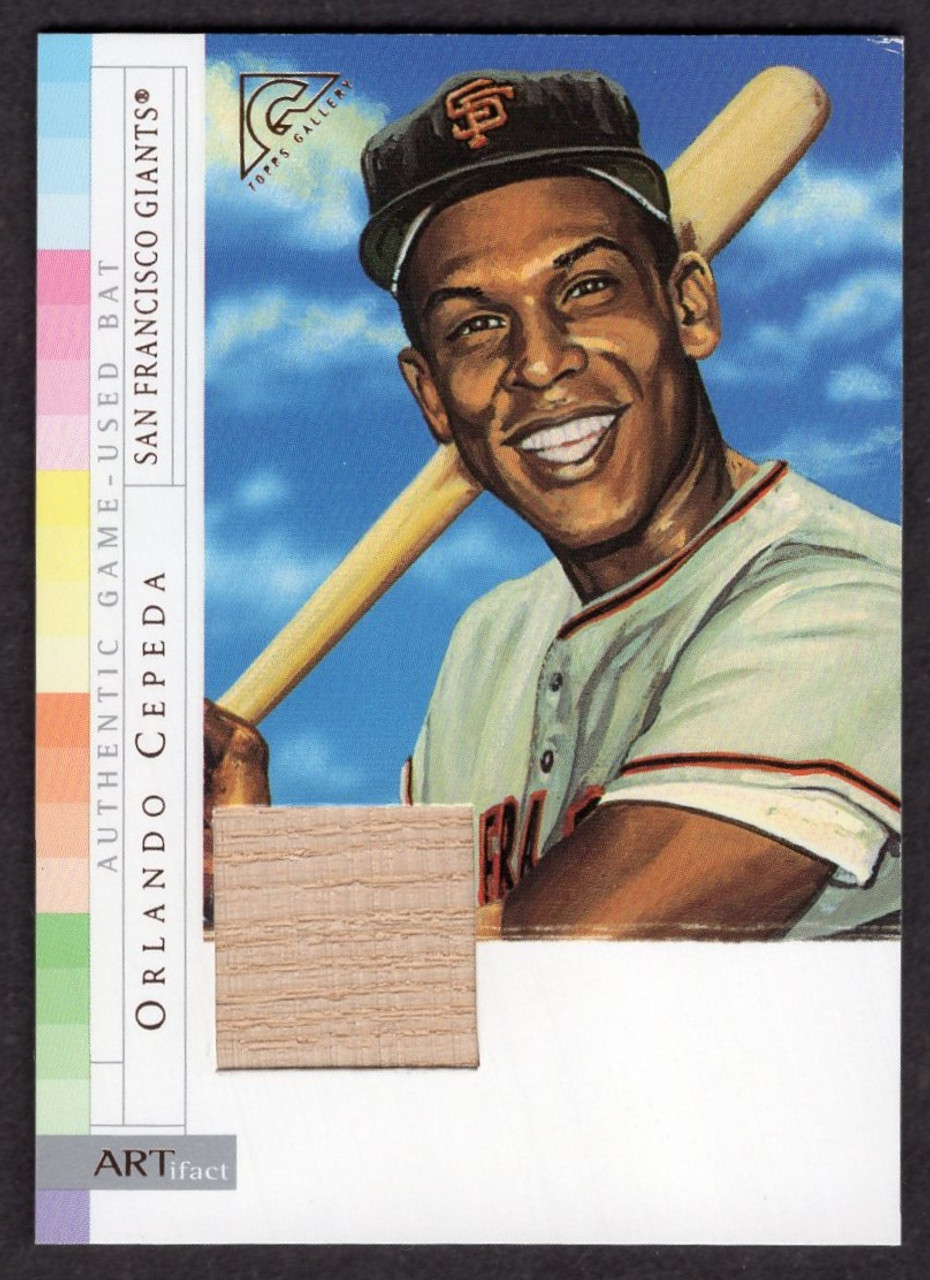 2003 Topps Gallery #AR-OC Orlando Cepeda Artifact Game Used Bat Relic