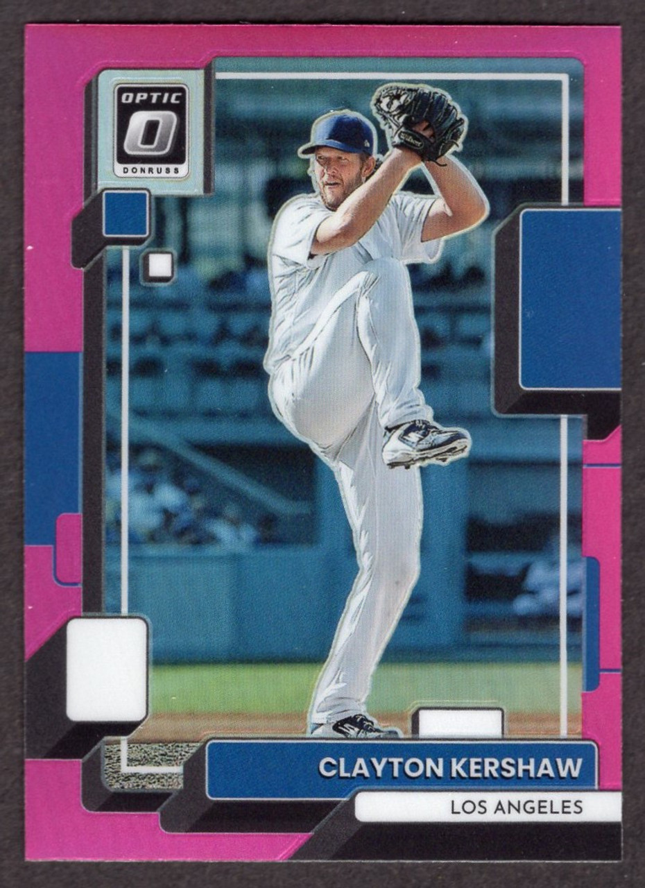 2022 Panini Donruss Optic #102 Clayton Kershaw Pink Prizm