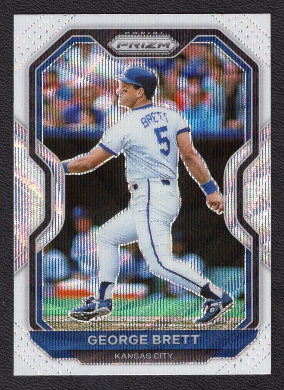 2021 Panini Prizm #188 George Brett Tier II White Wave Prizm Parallel