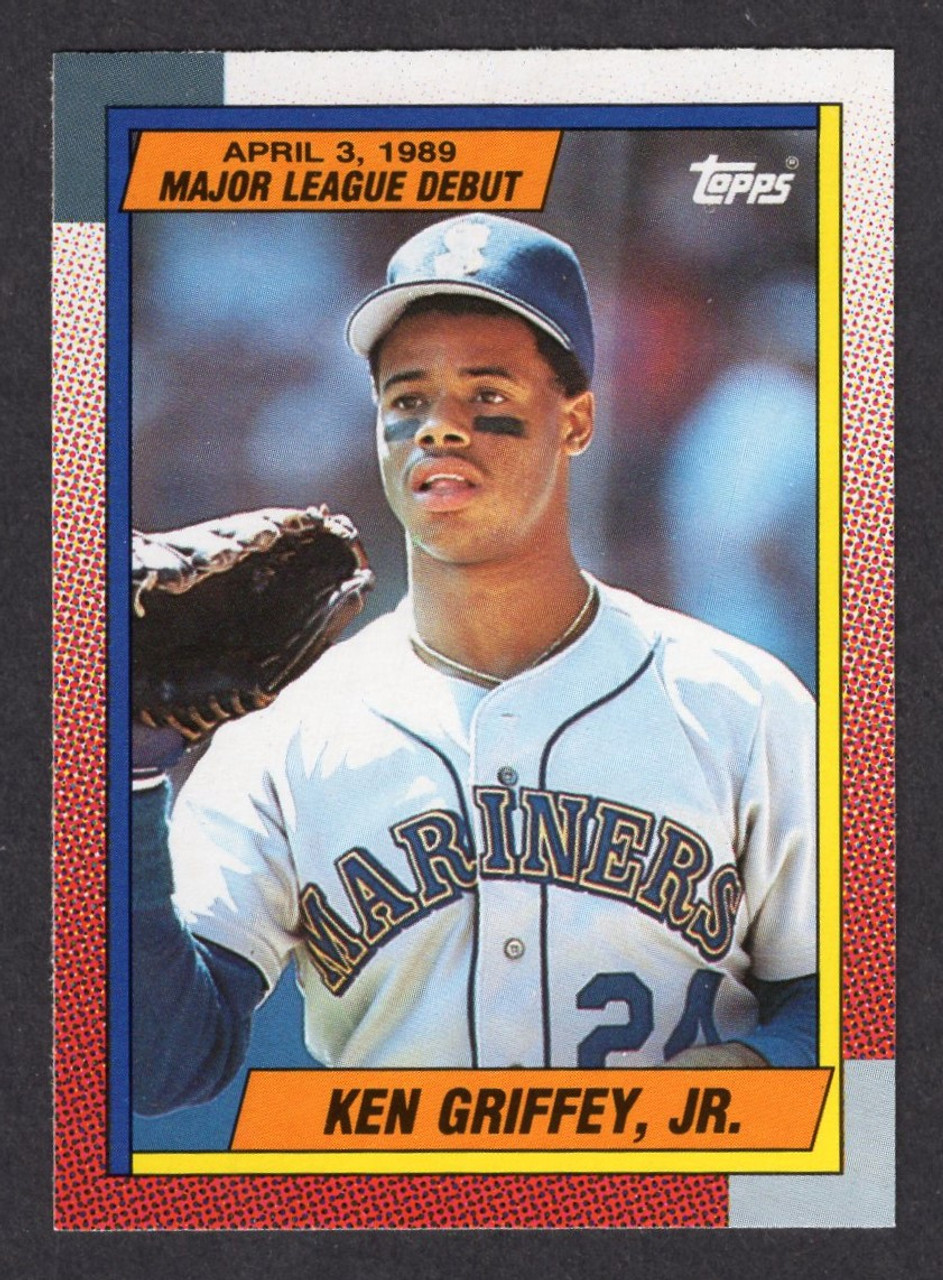 1990 (1989) Topps Major League Debut #46 Ken Griffey, Jr. April 3, 1989