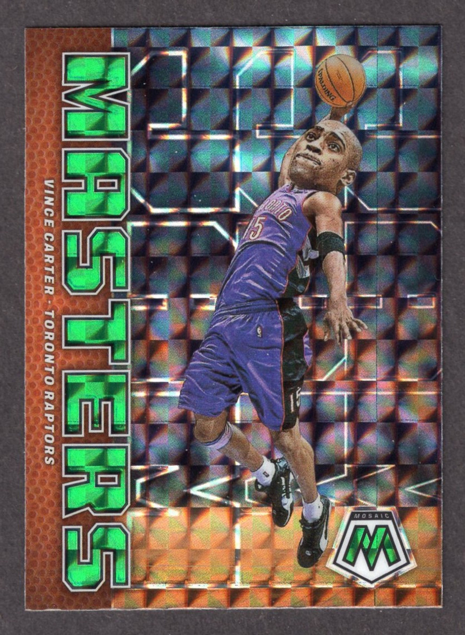 2022/23 Panini Mosaic #20 Vince Carter Jam Masters Green Prizm