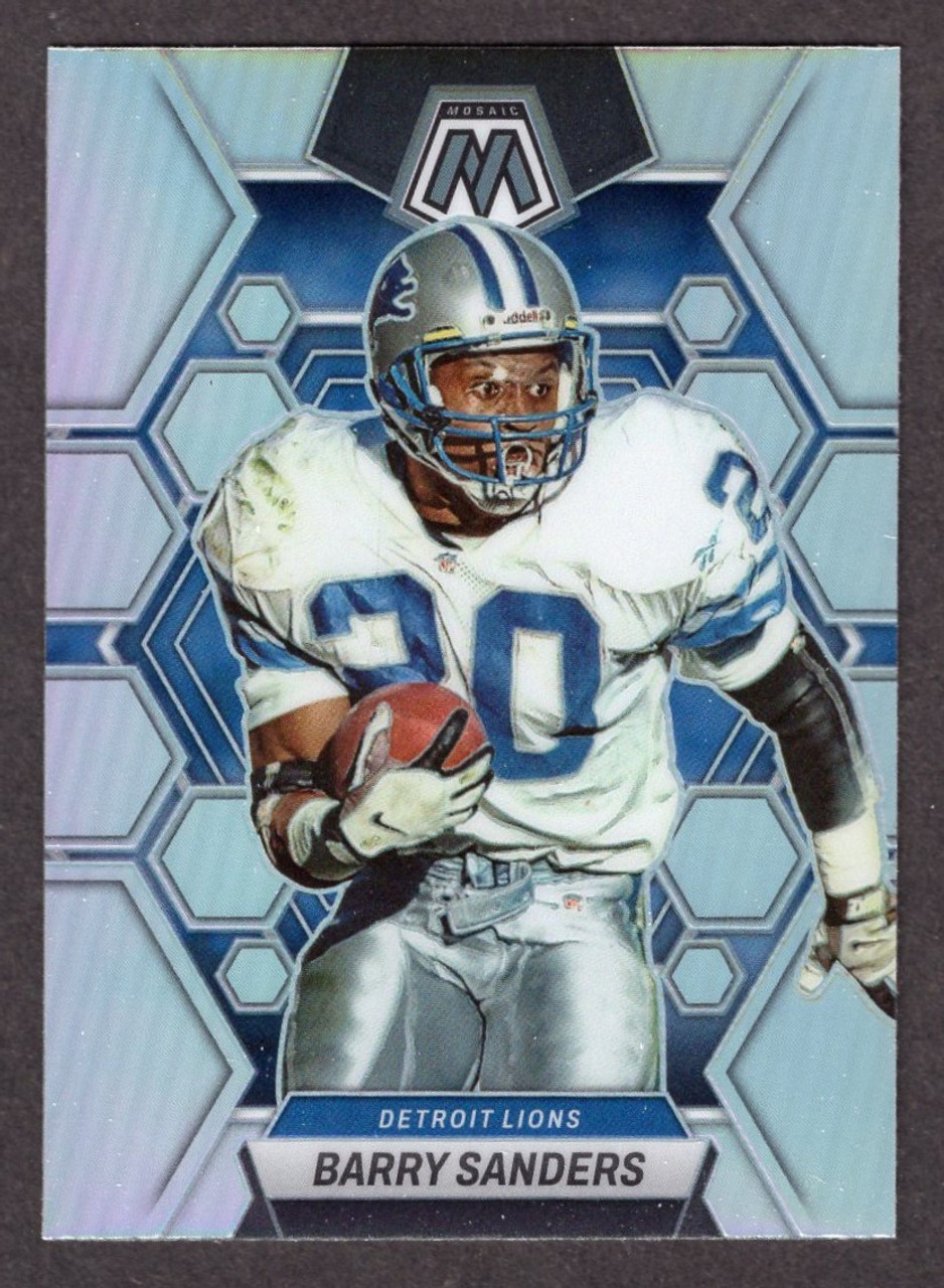 2023 Panini Mosaic #190 Barry Sanders Silver Prizm 