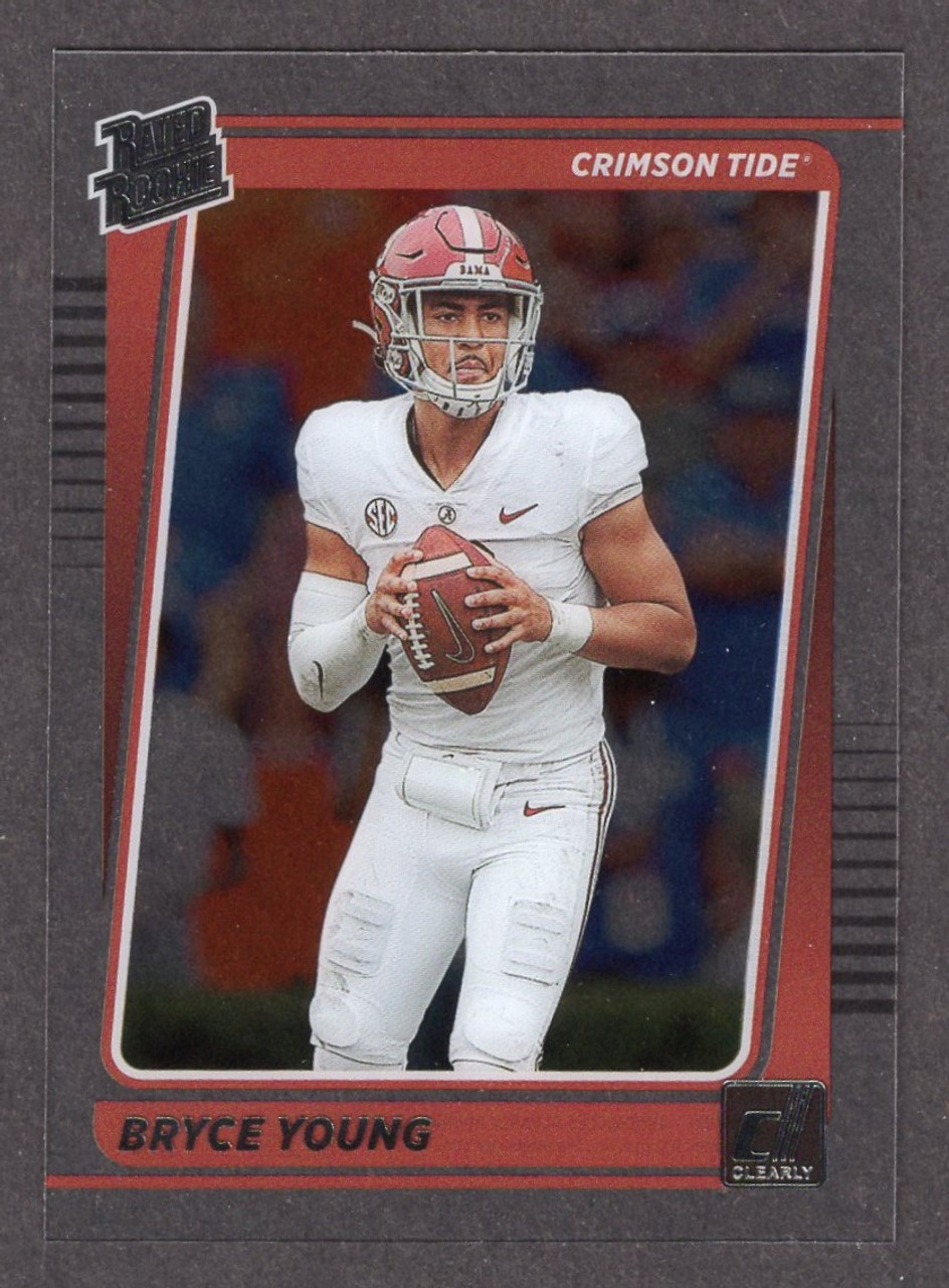 2023 Panini Donruss Draft Picks #26 Bryce Young Clearly Donruss Rated Rookie