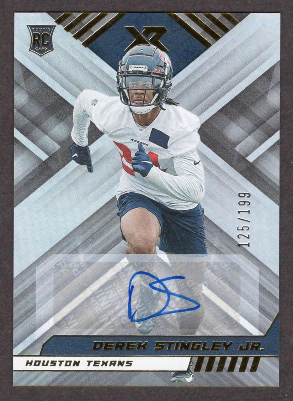 2022 Panini XR #193 Derek Stingley Jr. Rookie Autograph 125/199