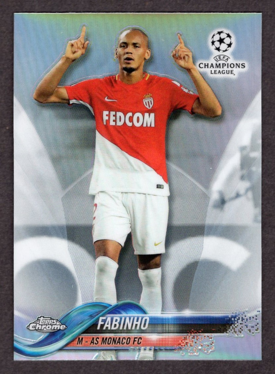 2018 Topps Chrome UEFA Champions League #84 Fabinho Refractor 