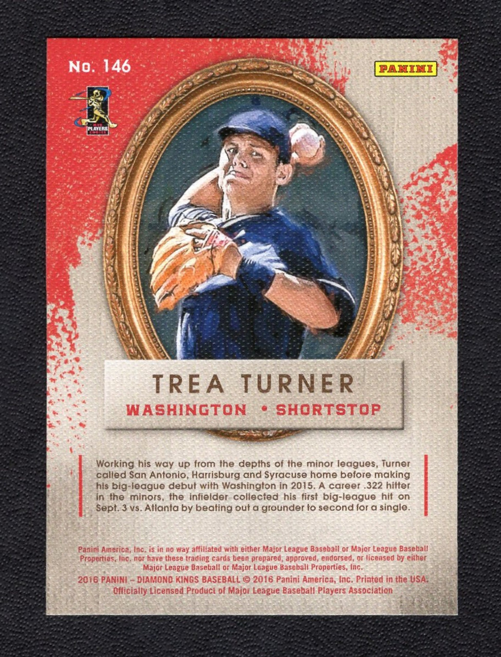 2016 Panini Diamond Kings #146 Trea Turner Rookie/RC