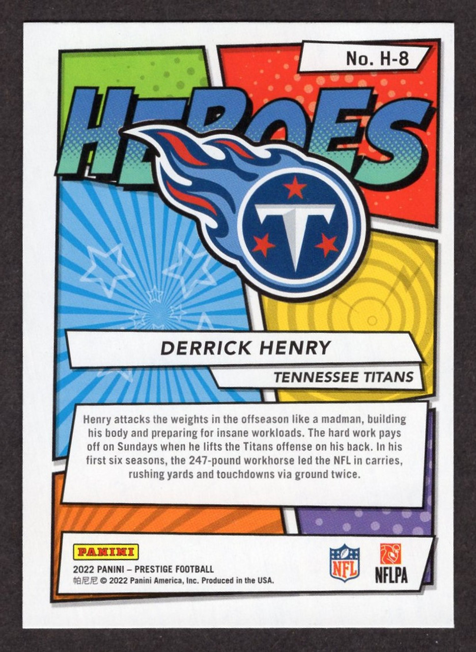 2022 Panini Prestige #H-8 Derrick Henry Heroes 