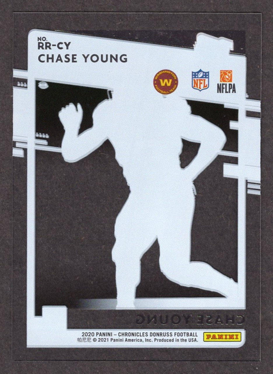 2020 Panini Chronicles #RR-CY Chase Young Clearly Donruss Rated Rookie