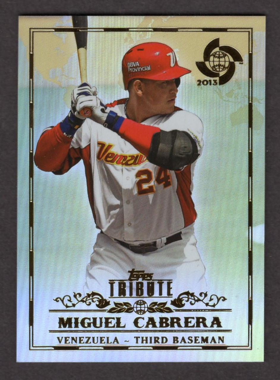 2013 Topps Tribute World Baseball Classic #1 Miguel Cabrera 
