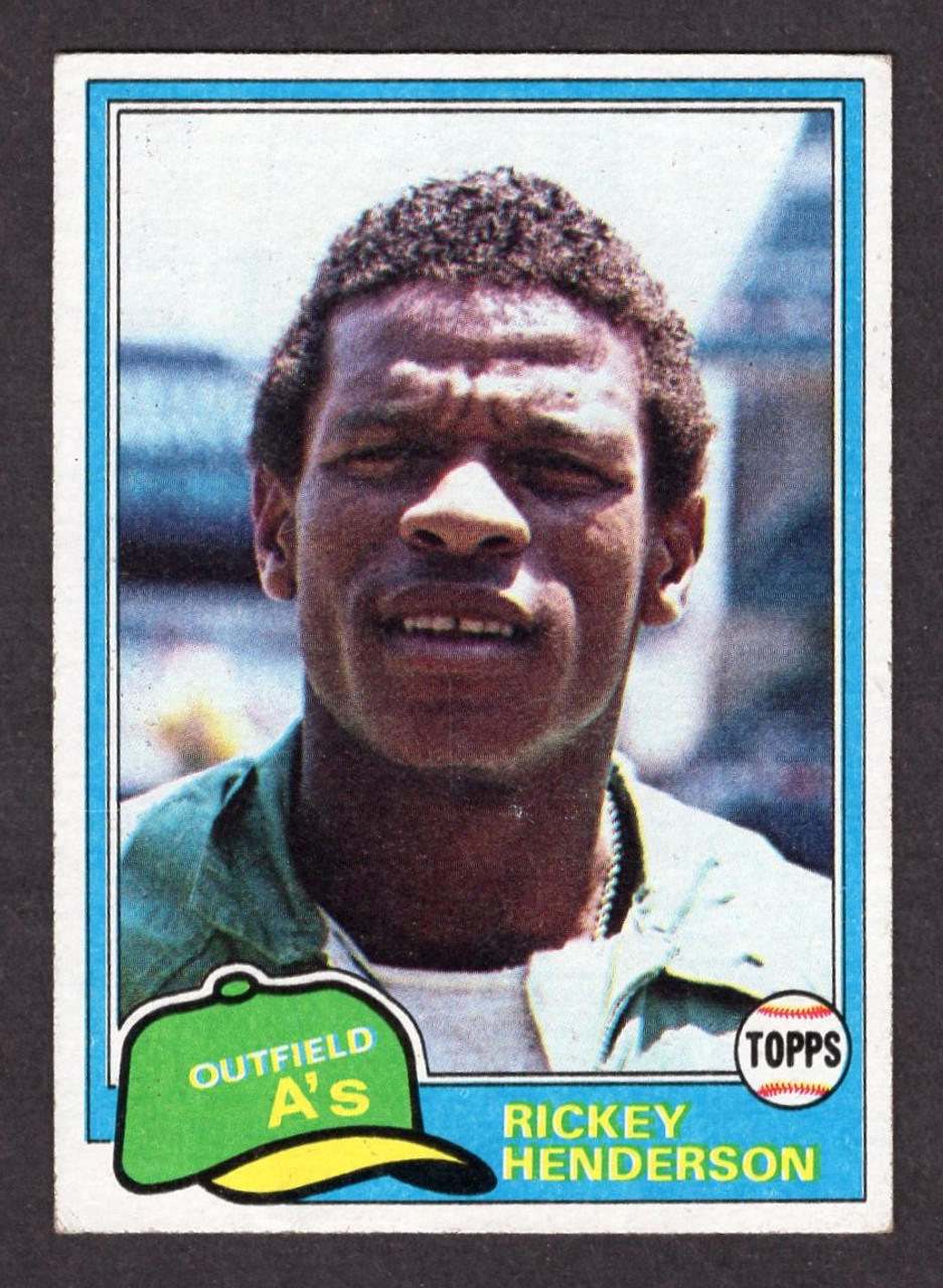 1981 Topps #261 Rickey Henderson