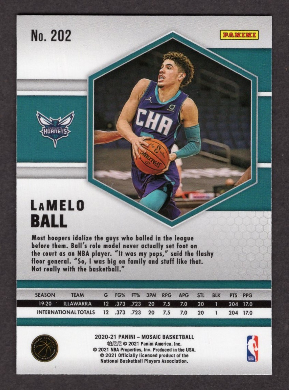 2020/21 Panini Mosaic #202 LaMelo Ball Rookie/RC (#2)