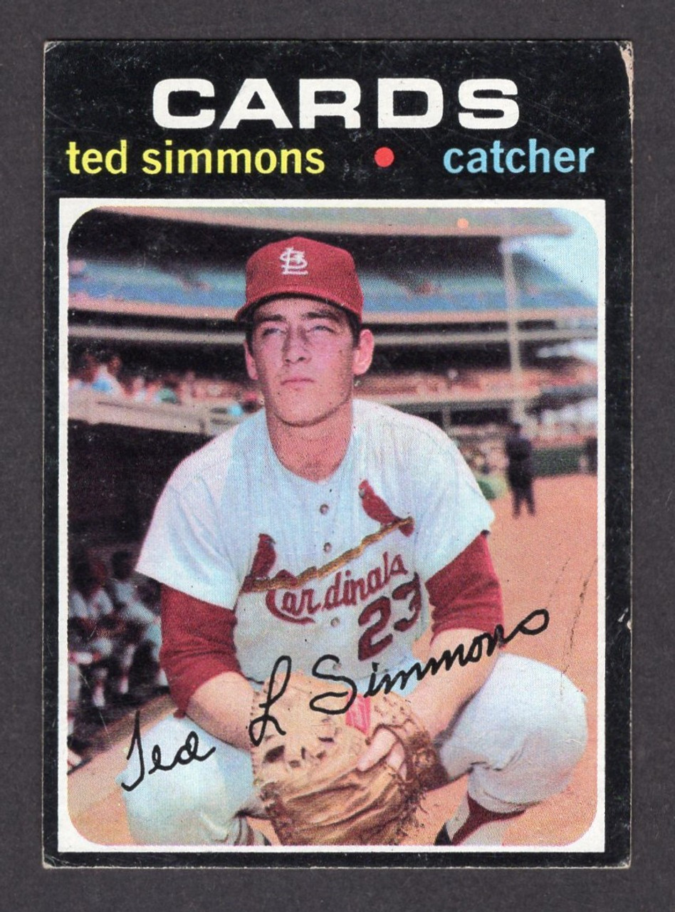1971 Topps #117 Ted Simmons Rookie/RC