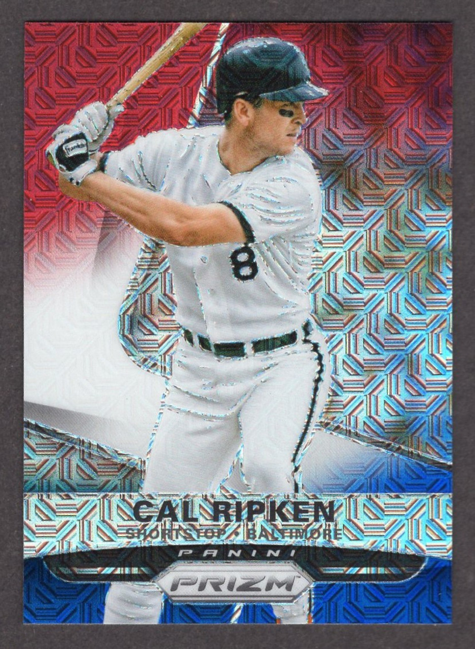 2015 Panini Prizm #155 Cal Ripken Red White Blue Mojo Prizm