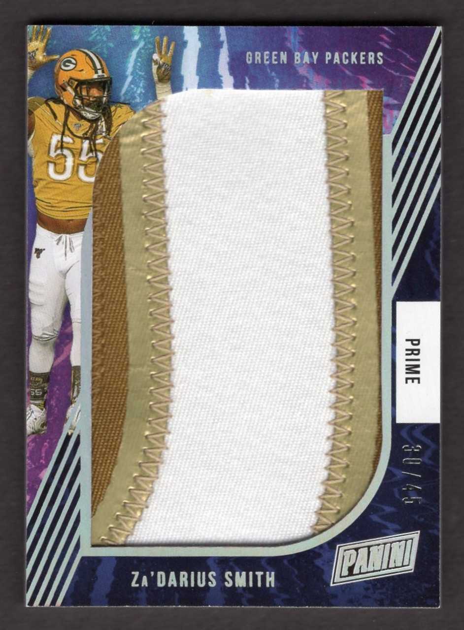 2021 Panini Player Of The Day #ZS Za'Darius Smith Prime Jersey Patch Relic 30/45