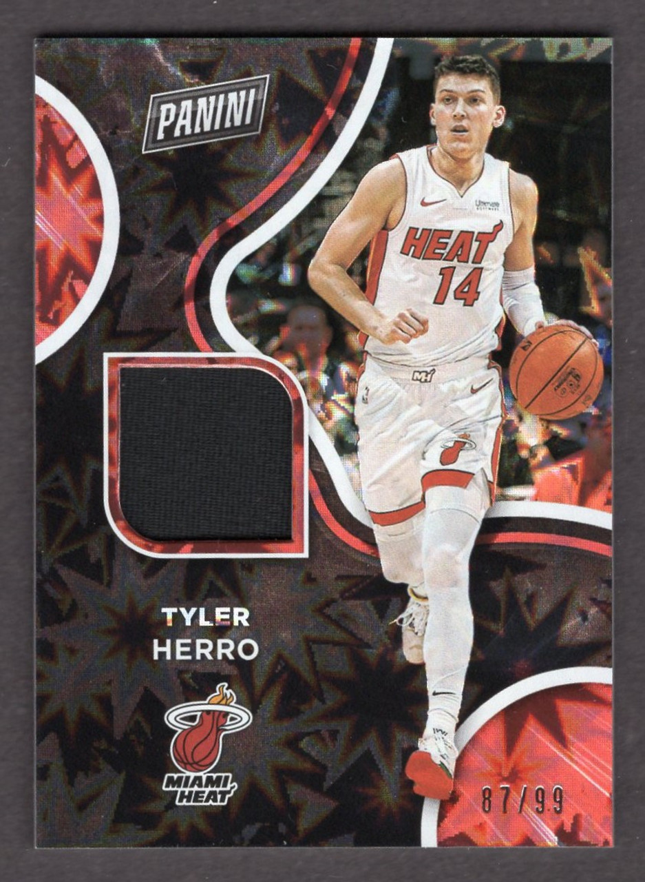 2020/21 Panini Player Of The Day #TH Tyler Herro Jersey Relic 87/99