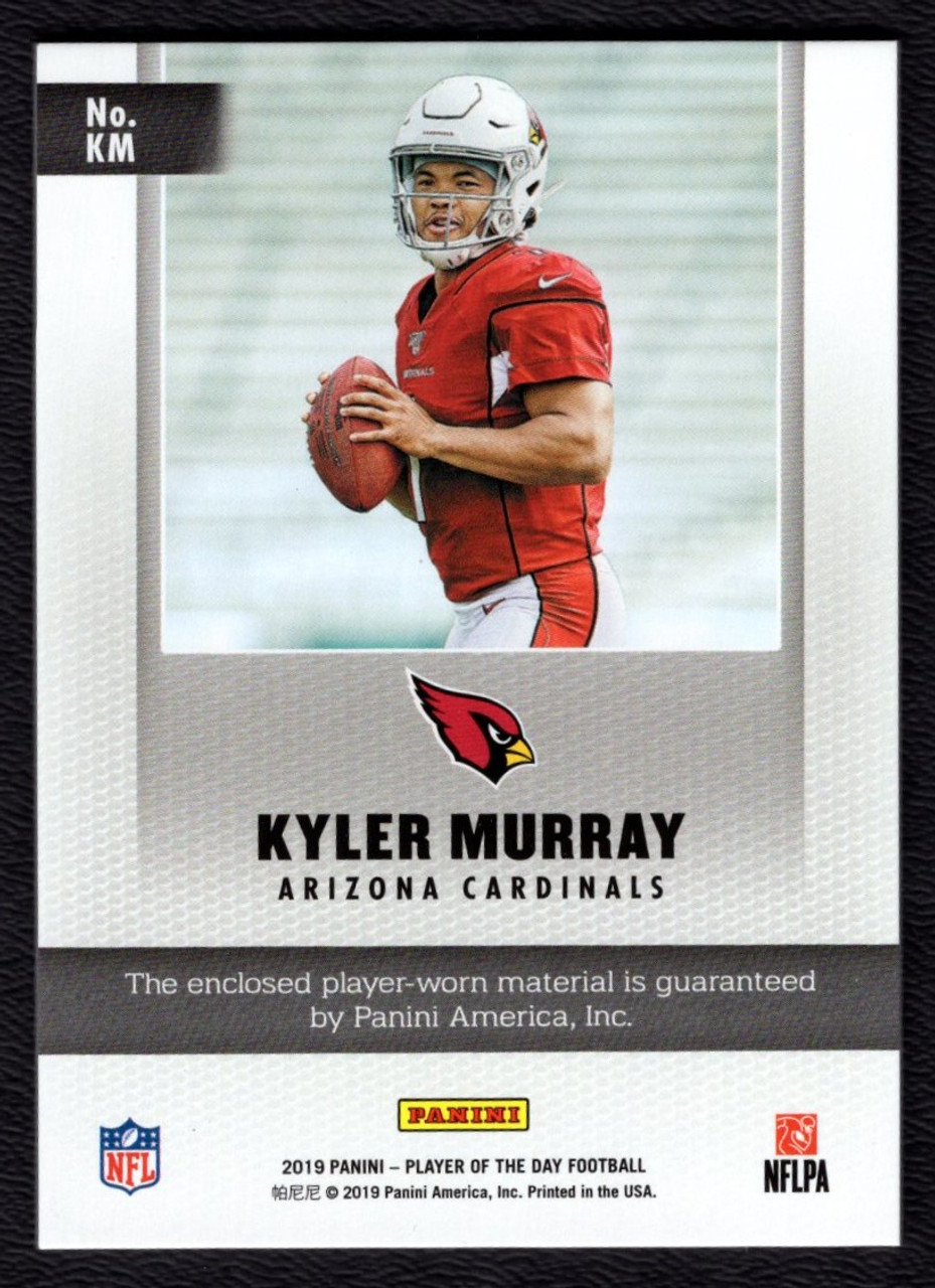 2019 Panini Player Of The Day #KM Kyler Murray Orange Ice Rookie Jersey Relic