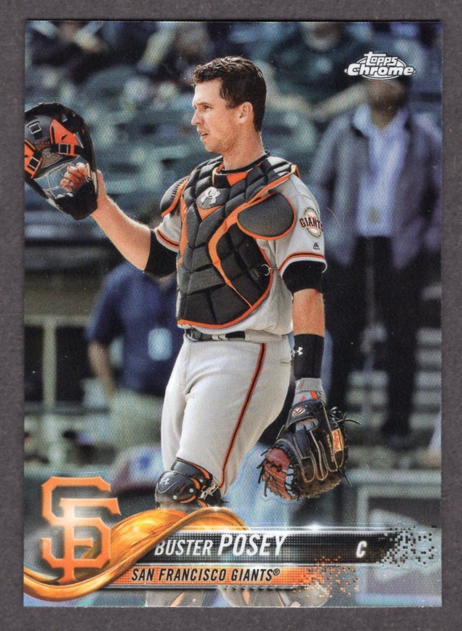2018 Topps Chrome #29 Buster Posey Refractor 