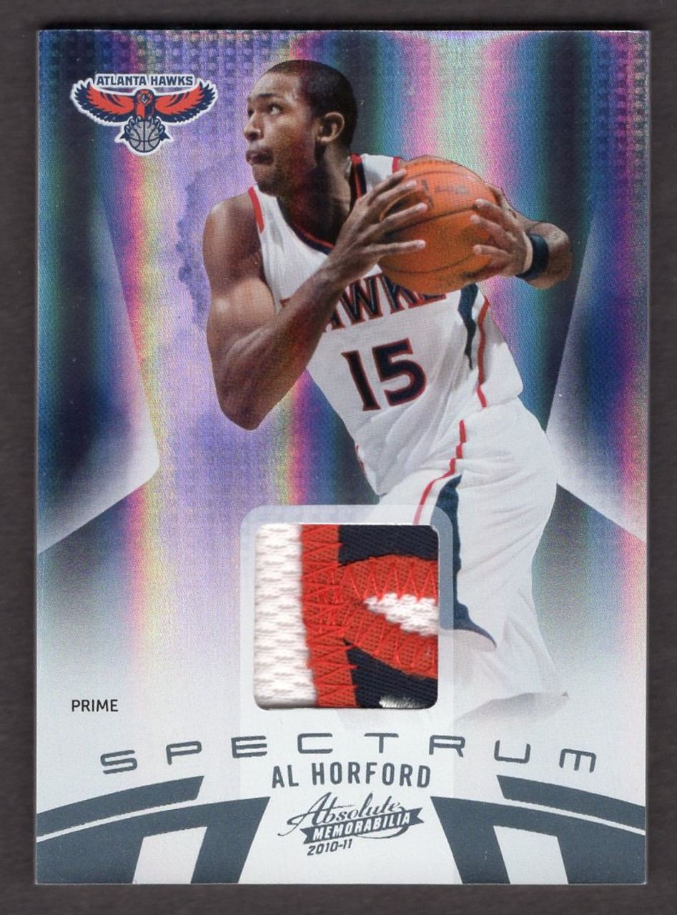 2010/11 Panini Absolute #51 Al Horford Spectrum Prime Jersey Patch 14/25