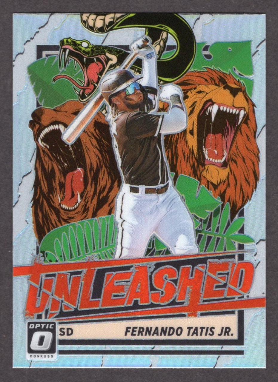 2021 Panini Donruss Optic #UNL8 Fernando Tatis Jr. Unleashed Silver Prizm