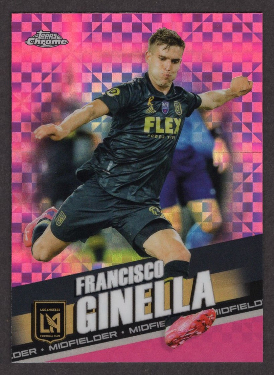 2022 Topps Chrome MLS #12 Francisco Ginella Pink X-Fractor Refractor 