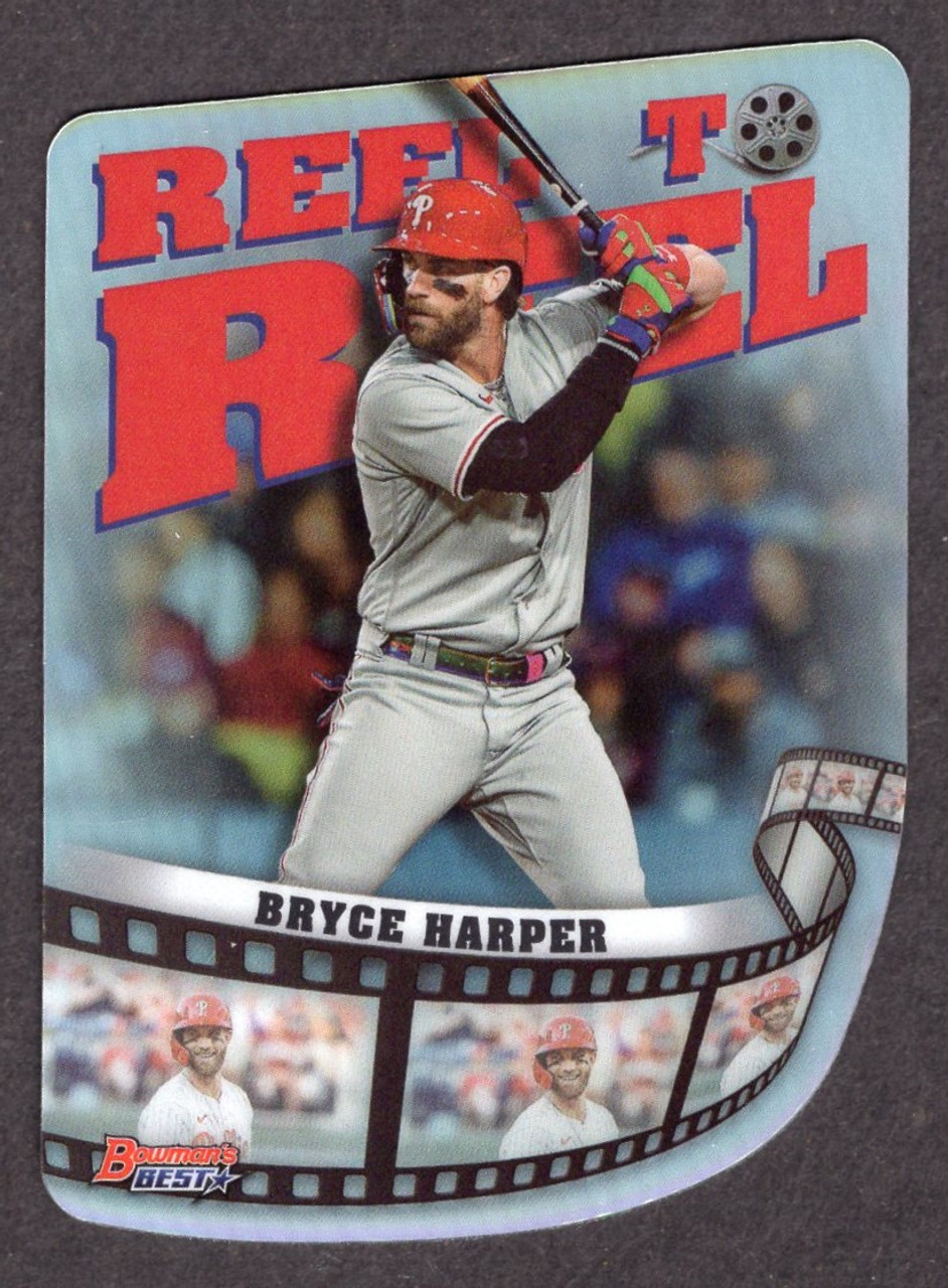 2023 Bowman's Best #RR-22 Bryce Harper Reel To Reel Refractor Die-Cut - The  Baseball Card King, Inc.