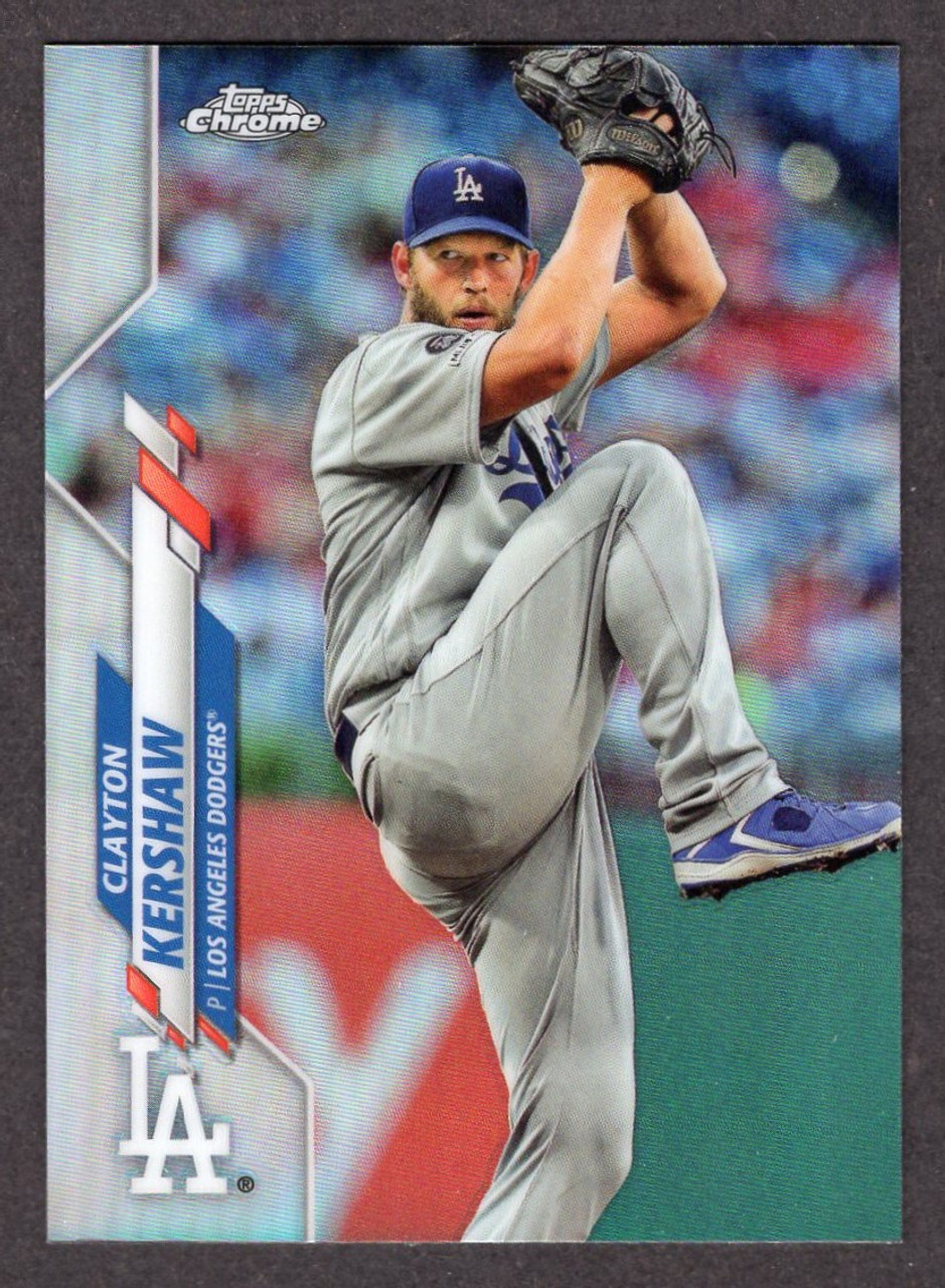 2020 Topps Chrome #122 Clayton Kershaw Refractor 