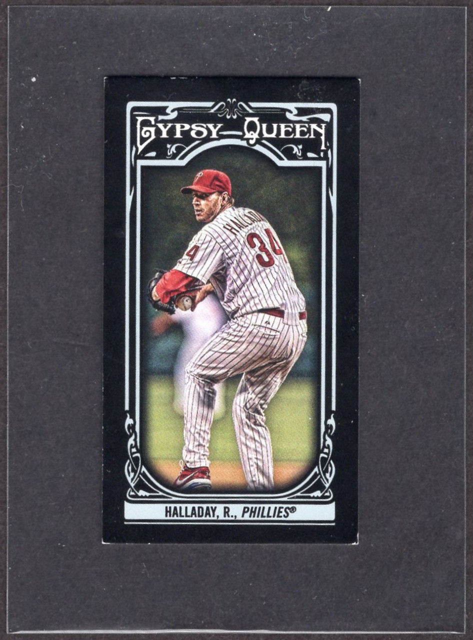 2013 Topps Gypsy Queen #129 Roy Halladay Black Mini 165/199