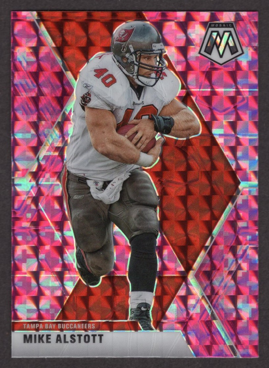 2020 Panini Mosaic #188 Mike Alstott Pink Camo Prizm 