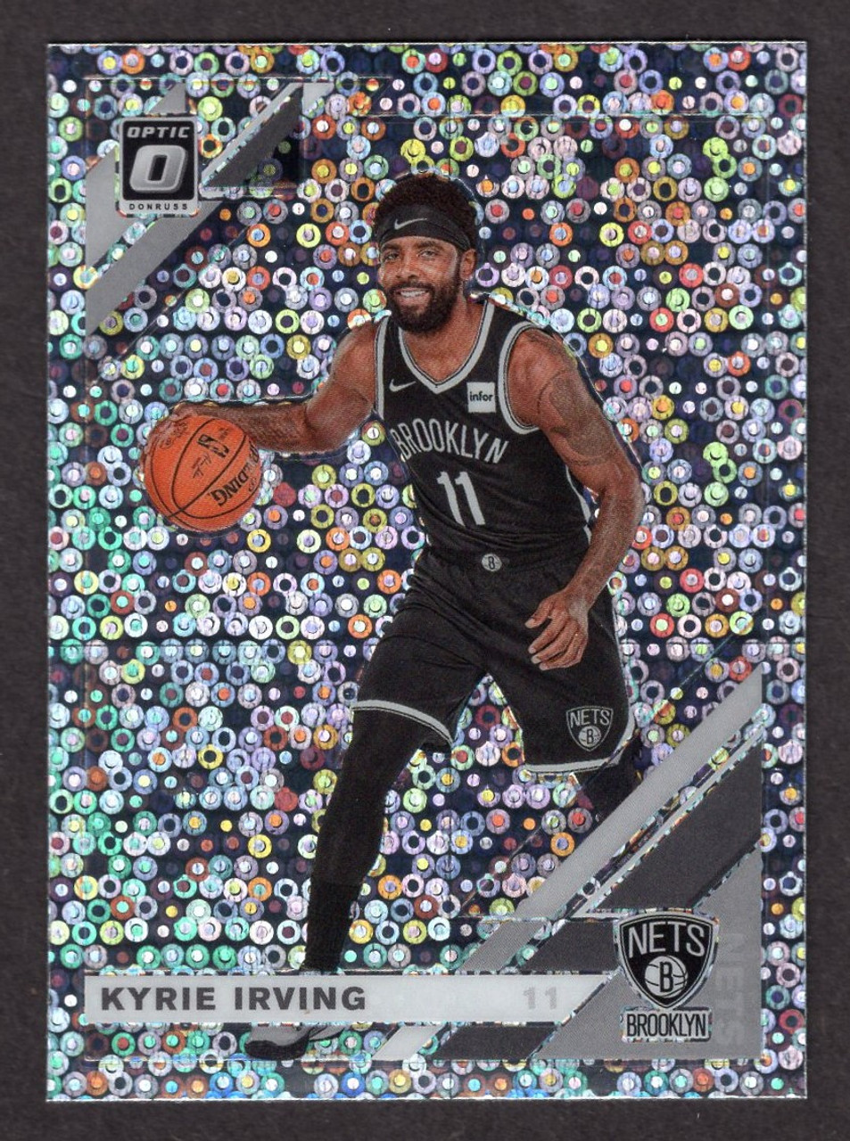 2019/20 Panini Donruss Optic Fast Break #102 Kyrie Irving Silver Prizm 