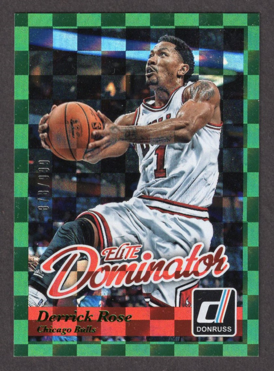 2014/15 Panini Donruss #40 Derrick Rose Elite Dominator 878/999