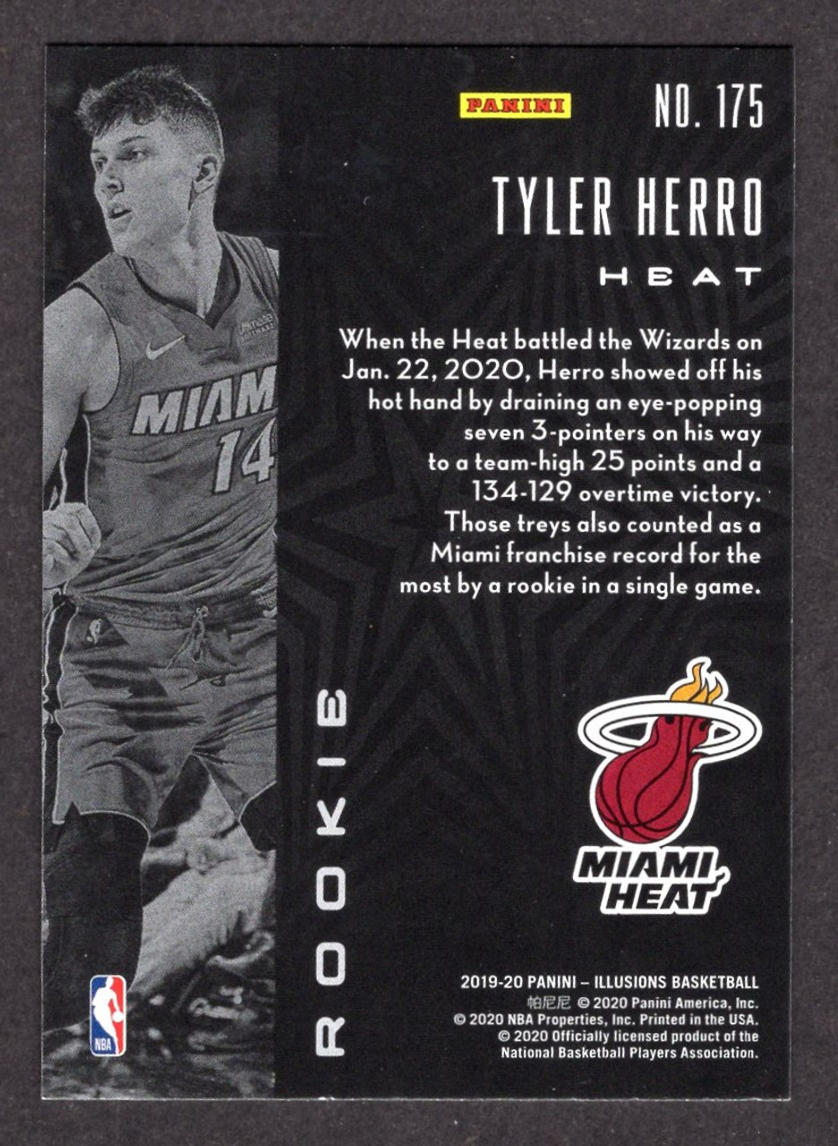 2019/20 Panini Illusions #175 Tyler Herro Rookie/RC