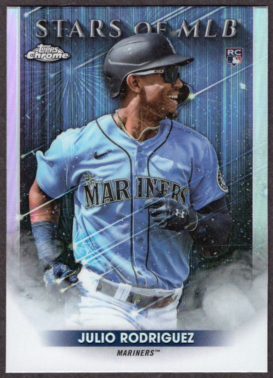 2022 Topps Update #SMLBC Julio Rodriguez Chrome Stars of MLB Rookie/RC (#2)