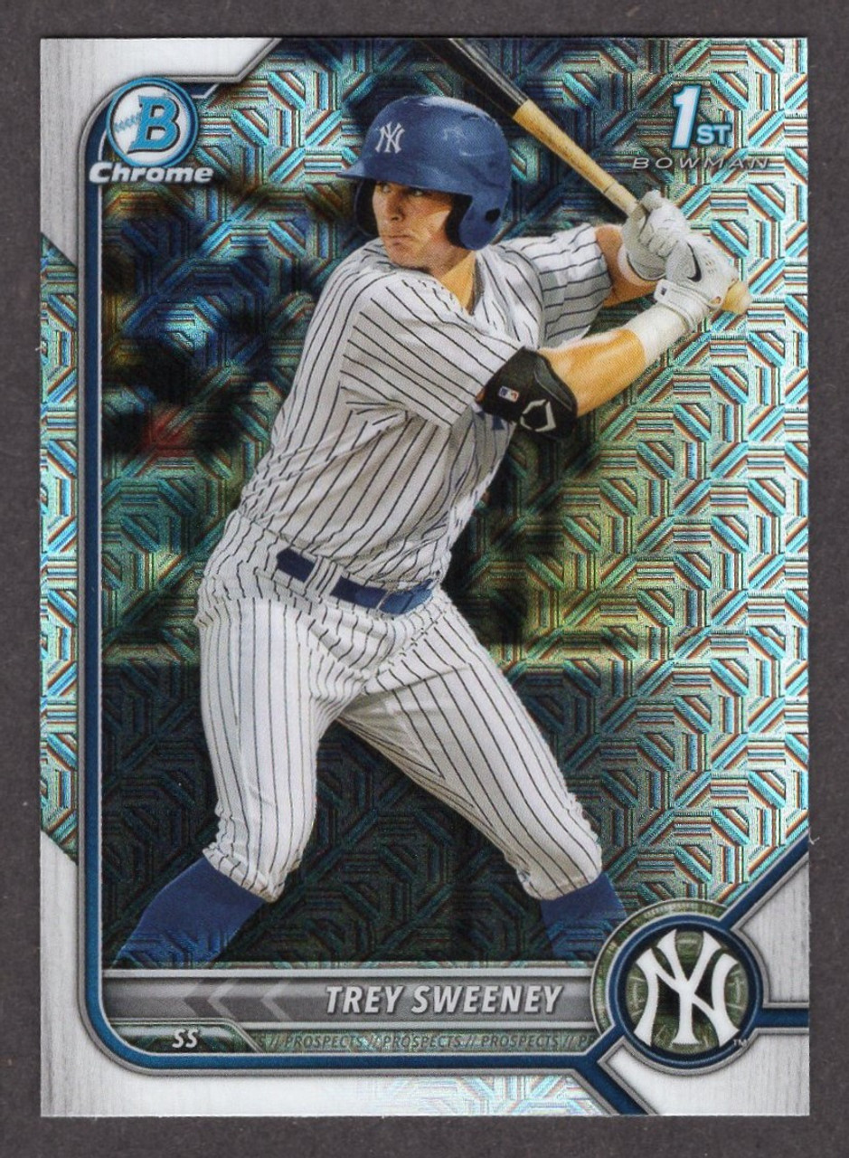 2022 Bowman Chrome Mega #BCP-137 Trey Sweeney 1st Mojo Refractor