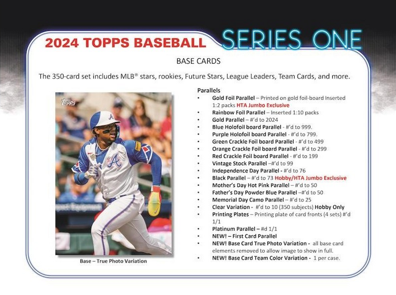 2024 Topps Series 1 Baseball Hobby Box