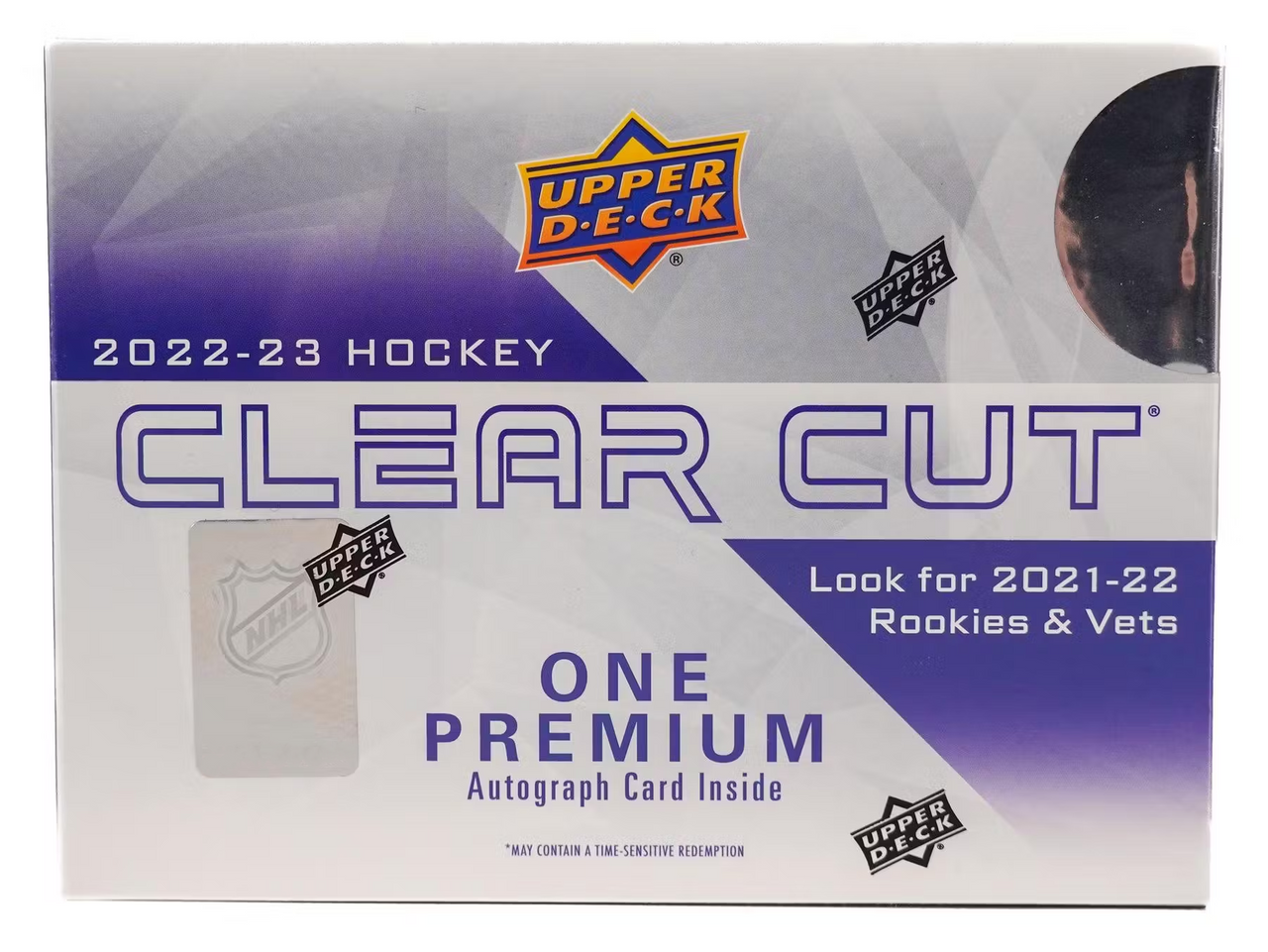 2022/23 Upper Deck Clear Cut Hockey Hobby Box (includes 2021/22 cards)