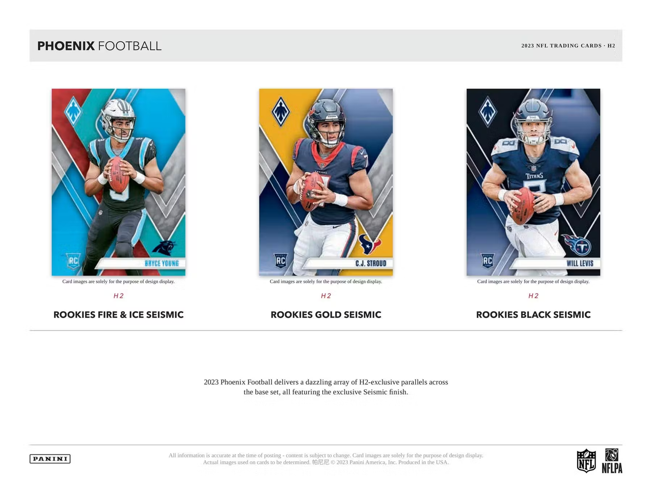 2023 Panini Phoenix Football H2 Box