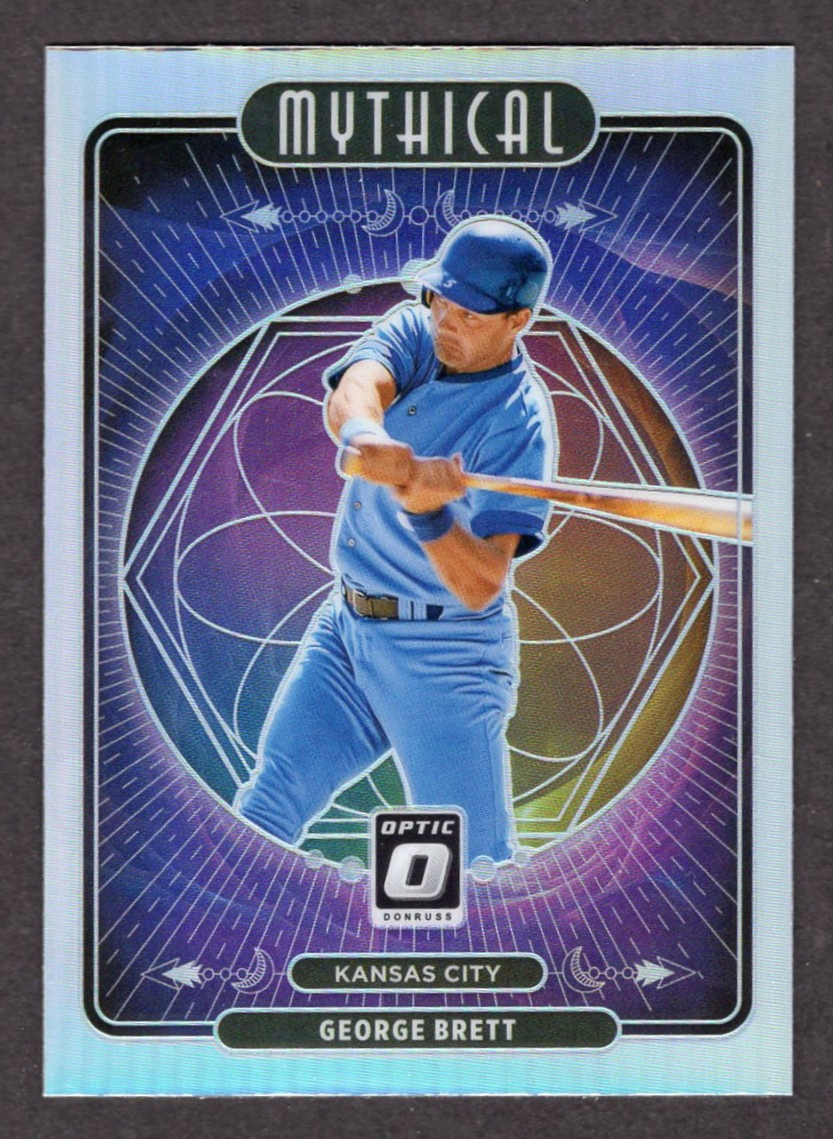 2021 Panini Donruss Optic #M7 George Brett Mythical Silver Prizm