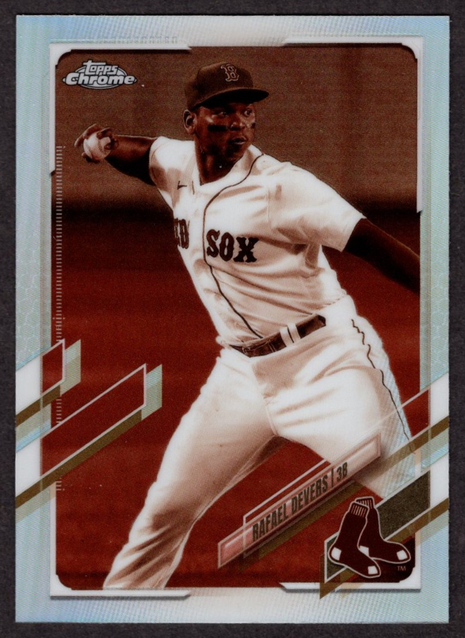 2021 Topps Chrome #94 Rafael Devers Sepia Refractor