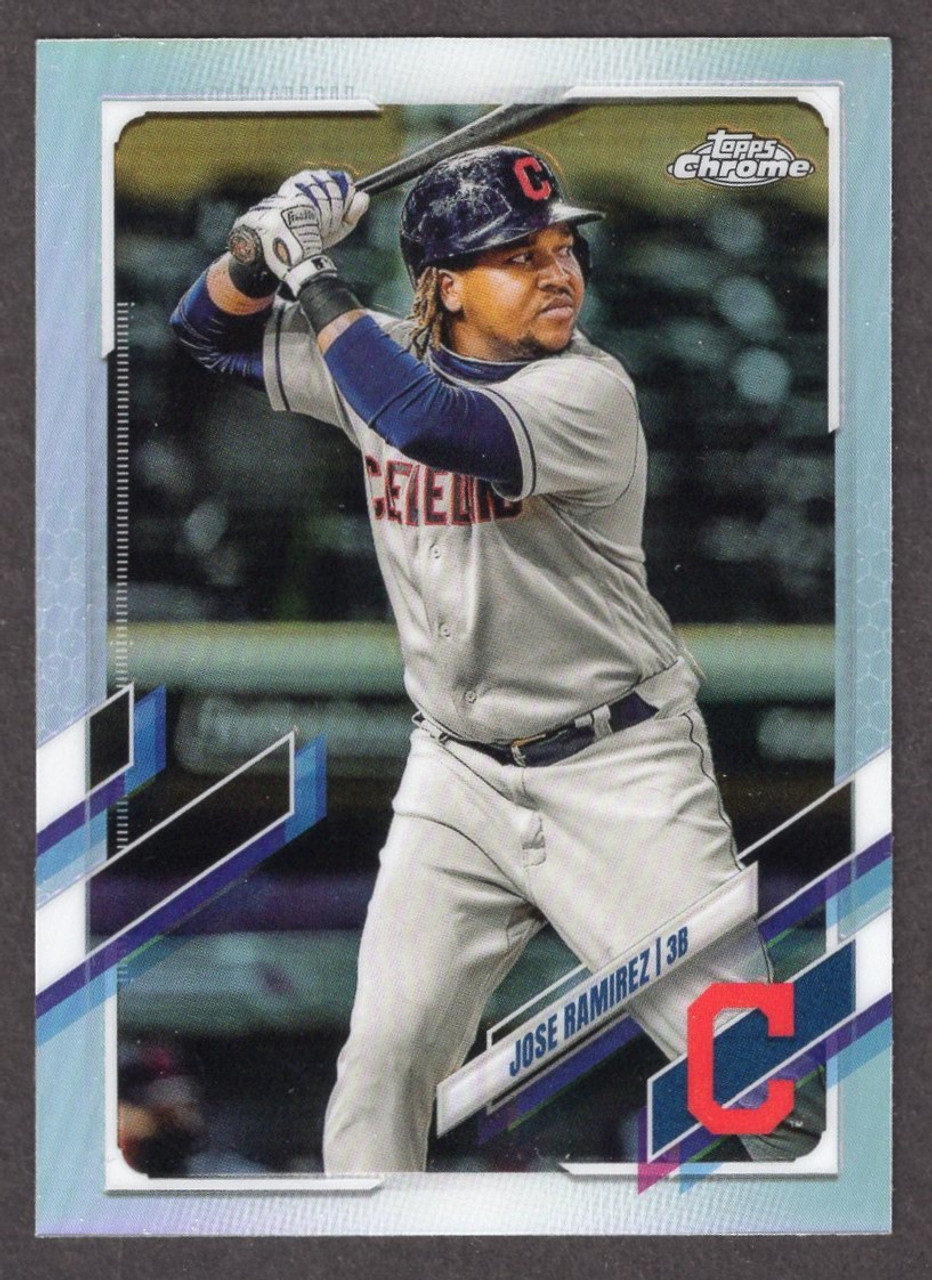 2021 Topps Chrome #195 Jose Ramirez Refractor 