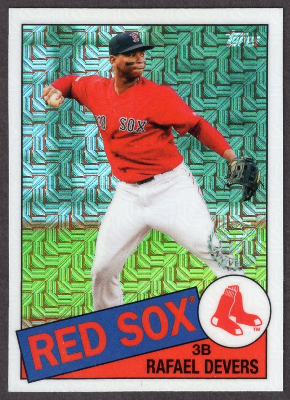 2018 Topps Series 1 #85C-5 Rafael Devers Silver Pack Chrome Refractor 