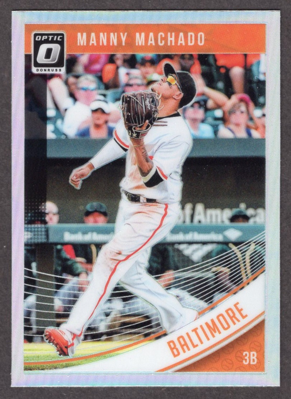 2018 Panini Donruss Optic #154 Manny Machado Silver Prizm