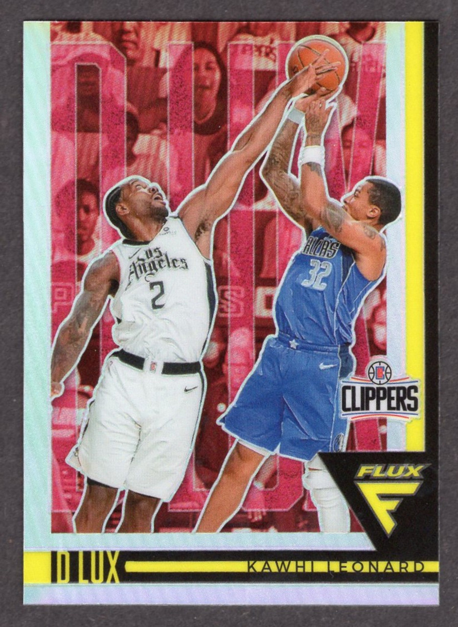 2020/21 Panini Flux #6 Kawhi Leonard D Lux Silver Prizm