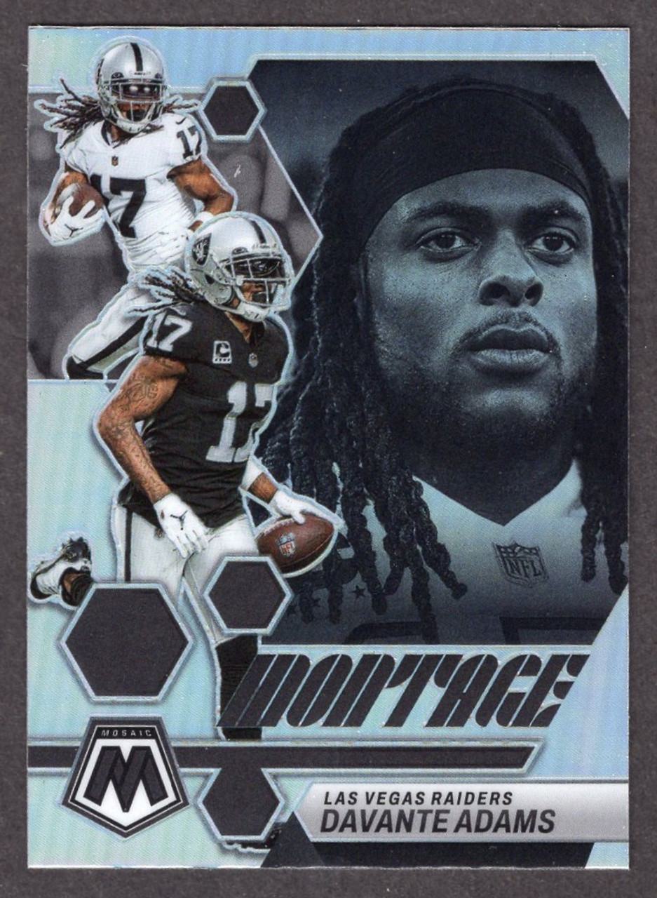 2023 Panini Mosaic #M-18 Davante Adams Montage Silver Prizm