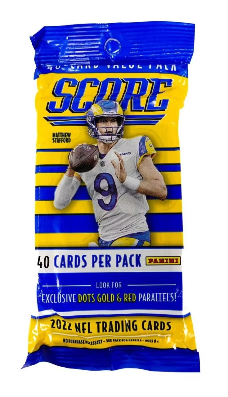 2022 Panini Score Football Fat Pack Box