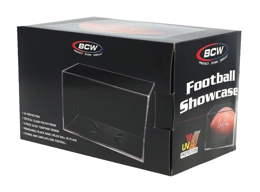 BCW Football Showcase with Stand & UV